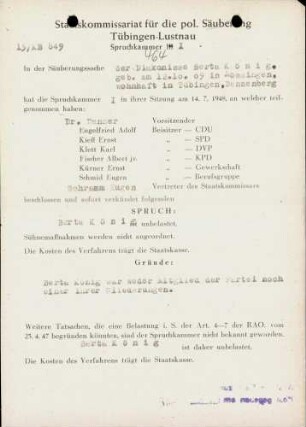 König, Berta