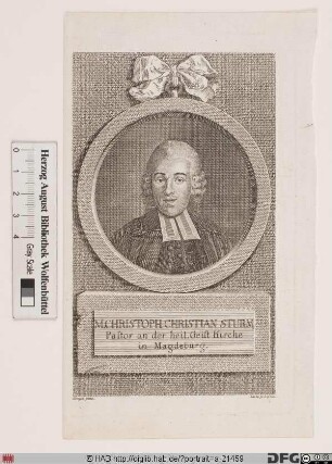 Bildnis Christoph Christian Sturm