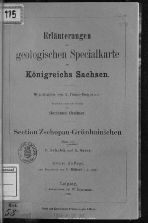 115: Section Zschopau-Grünhainichen : Blatt 115