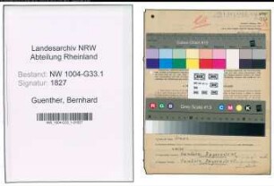 Entnazifizierung Bernhard Guenther , geb. 06.09.1884 (Studienrat)