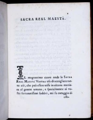 Sacra Real Maesta.