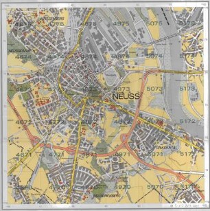 Stadtkarte Düsseldorf in 16 Blättern, Blatt 4670