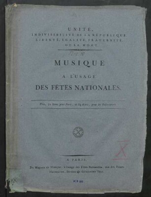 Musique à l'usage des fêtes nationales