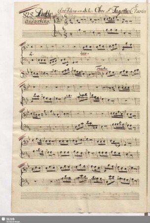 828. Duetto: Caro Fileno amabile / Guglielmi, P. A.