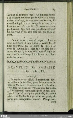 Exemples De Sagesse Et De Vertu