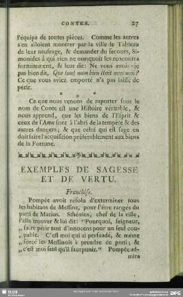 Exemples De Sagesse Et De Vertu