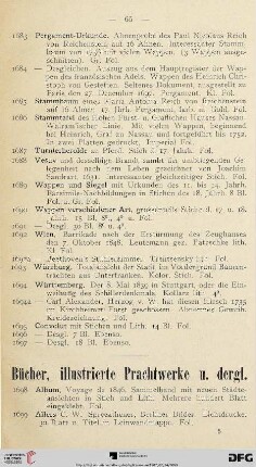 Bücher, illustrierte Prachtwerke u. dergl. (Nr. 1698-1729)