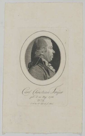 Bildnis des Carl Christian Freyer