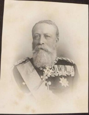 Großherzog Friedrich I. in Uniform, Brustporträt.