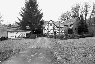 Ehem. Untermühle und Brücke; Fuldatal, Untermühle 1, Osterbach, Bei der Untermühle