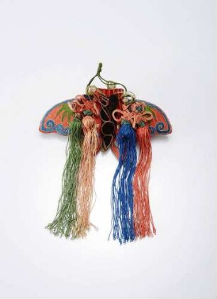 Brustschmuck, Parfümanhänger für Mädchen, Schmetterlingsform, "Nabi hyang nyang norigae" 나비향낭노리개