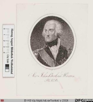 Bildnis Sir John Borlase Warren