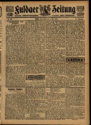 Ausgabe vom Donnerstag, den 04. Juni 1903.