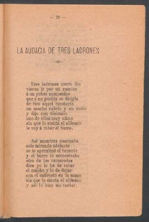 La audacia de tres ladrones
