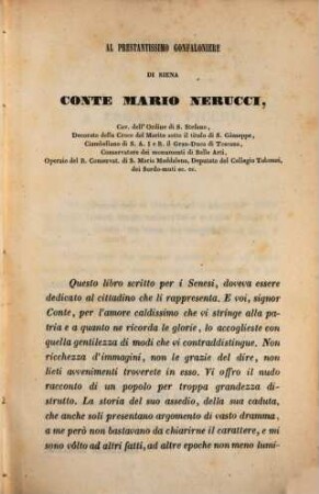L' assedio di Siena : racconto storico, 1