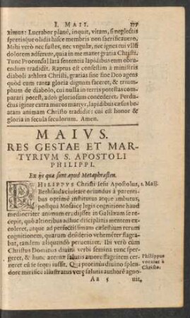 Maius.