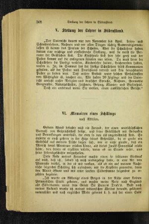 Stellung der Lehrer in Südrußland