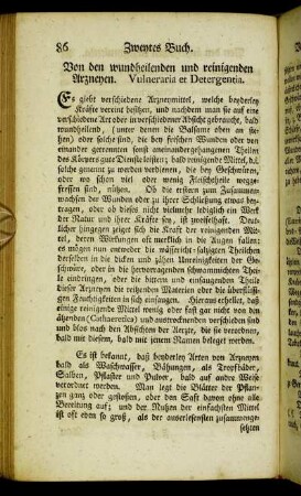 Von den wundheildenden und reinigenden Arzneyen