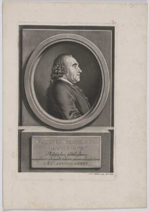 Bildnis des Joannes Bernardus Bassedow