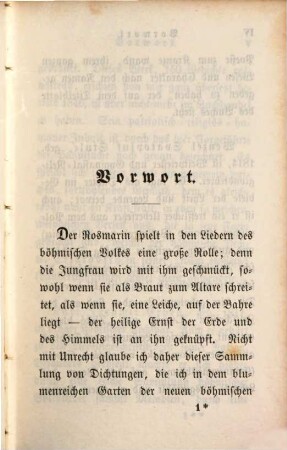 Rosmarinkranz : ein Sammlung böhmischer Dichtungen in deutscher Übertragung