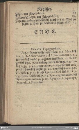 Errata Typographica