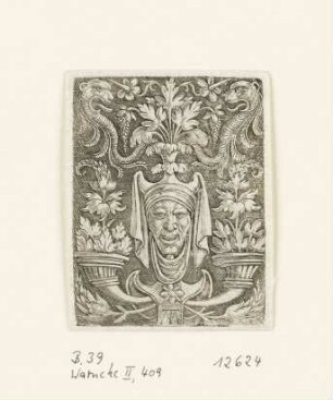 Maske mit Ornamenten