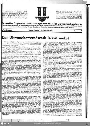 Das Uhrmacherhandwerk leistet mehr!