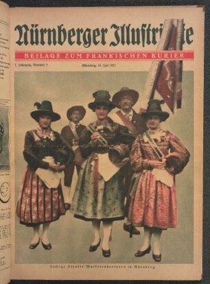 1. Jahrgang, Nummer 3; Nürnberg, 16. Juli 1927
