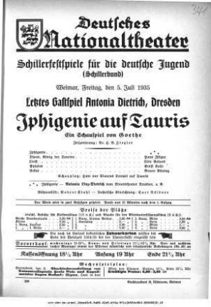 Iphigenie auf Tauris