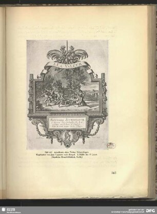 Adresskarte eines Pariser Schwertfegers. [A la valeur]