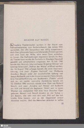 Ariadne Auf Naxos