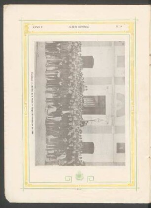 Faculdade de Direito de S- Paulo - Grupo de estudantes em 1886 - [Fotografia]