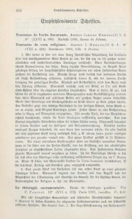 458-468 Empfehlenswerthe Schriften