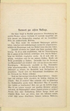 Vorwort zur achten Auflage
