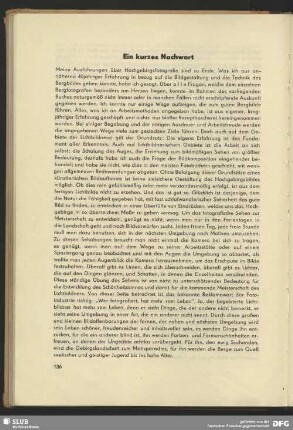 Ein kurzes Nachwort