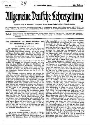 Das Schulwesen der Stadt München auf der Ausstellung München 1908