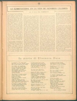 Lo sobrenatural en la vida de hombres célebres