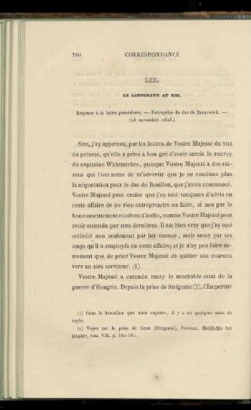 LIX. Le Landgrave au Roi (25 novembre 1605)