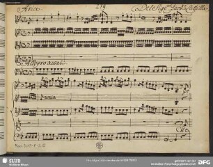 Griselda. Excerpts - Mus.3013-F-3,15 : S, strings, b