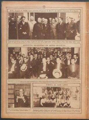 El Sr. Augusto S. Mallié, tomó posesión del puesto de directo del Archivo General de la Nación