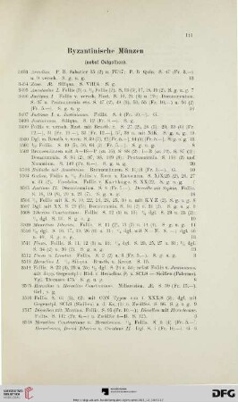 Byzantinische Münzen (Nr. 3493-3529)