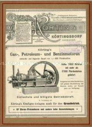 Petroleum-, Gas- und Benzinmotoren