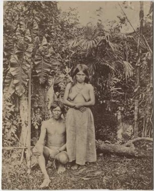 Mann und Frau der Kaixana
