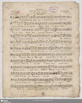 Choro II.do Tenore I.mo