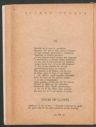 Aguas de lluvia