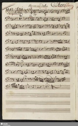 1447. Cavatina: Ho un cor dolce / Piticchio, F.