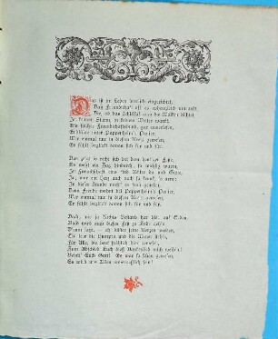 Jung Werners Abschied : beim Reiter-Bankett der Schwadron der Pappenheimer am Montag, den 1. Februar 1886 im Hotel zu den Vier Jahreszeiten in München