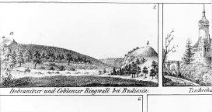 Göda-Coblenz. Coblenzer Ringwall, aus: Preusker: Blicke in die vaterländische Vorzeit, Bd. 2, 1843