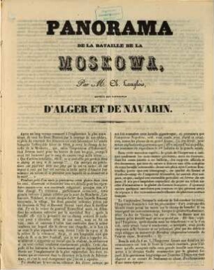 Panorama de la bataille de la Moskowa