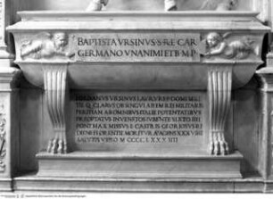 Grabmonument des Giordano Orsini, Sarkophag